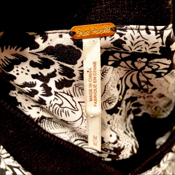 Free People Floral Print Bomber Jacket - Picture 7 of 8